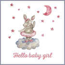 Hello baby girl, un doux ballet étoilé